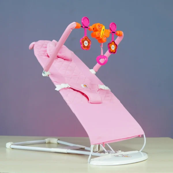 Premium Baby Bouncer With Music (Pink)