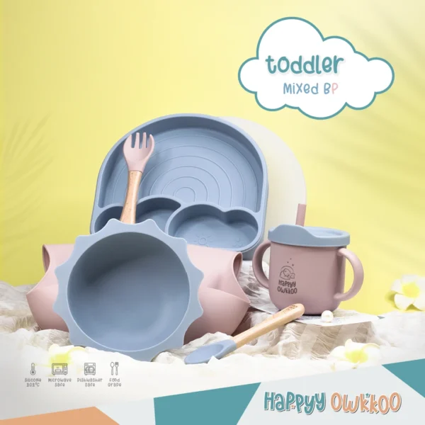 Baby Silicone Feeding Set – Toddler (Mixed BP)