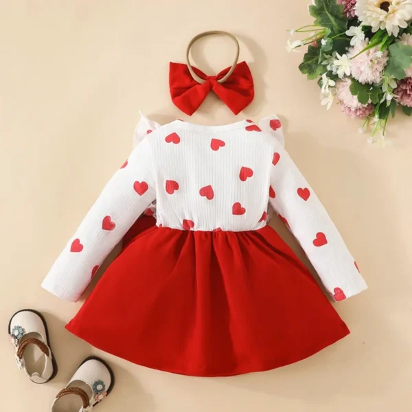 Girls Heart-Shaped Dress